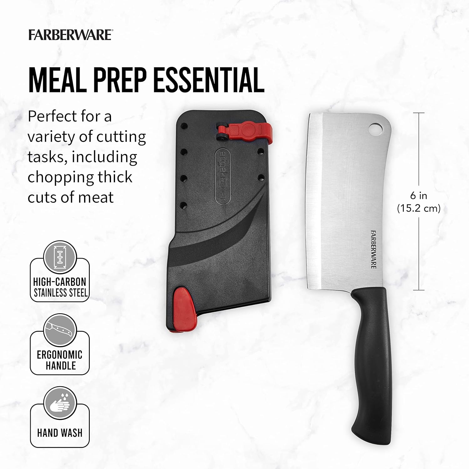 Farberware 5209950 Precision 6-Inch Cleaver