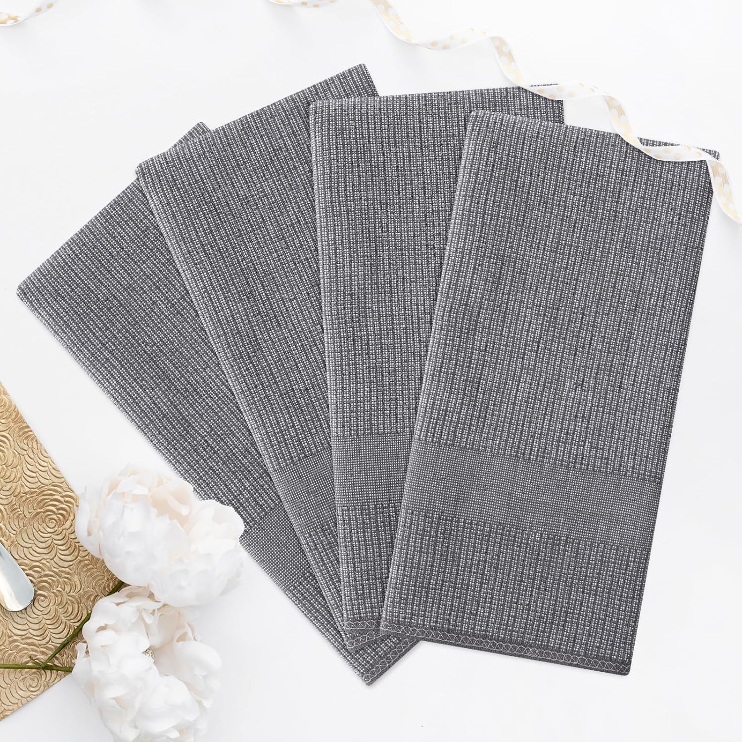 Homaxy Premium Kitchen Towels 18x28 inch 6-Pack