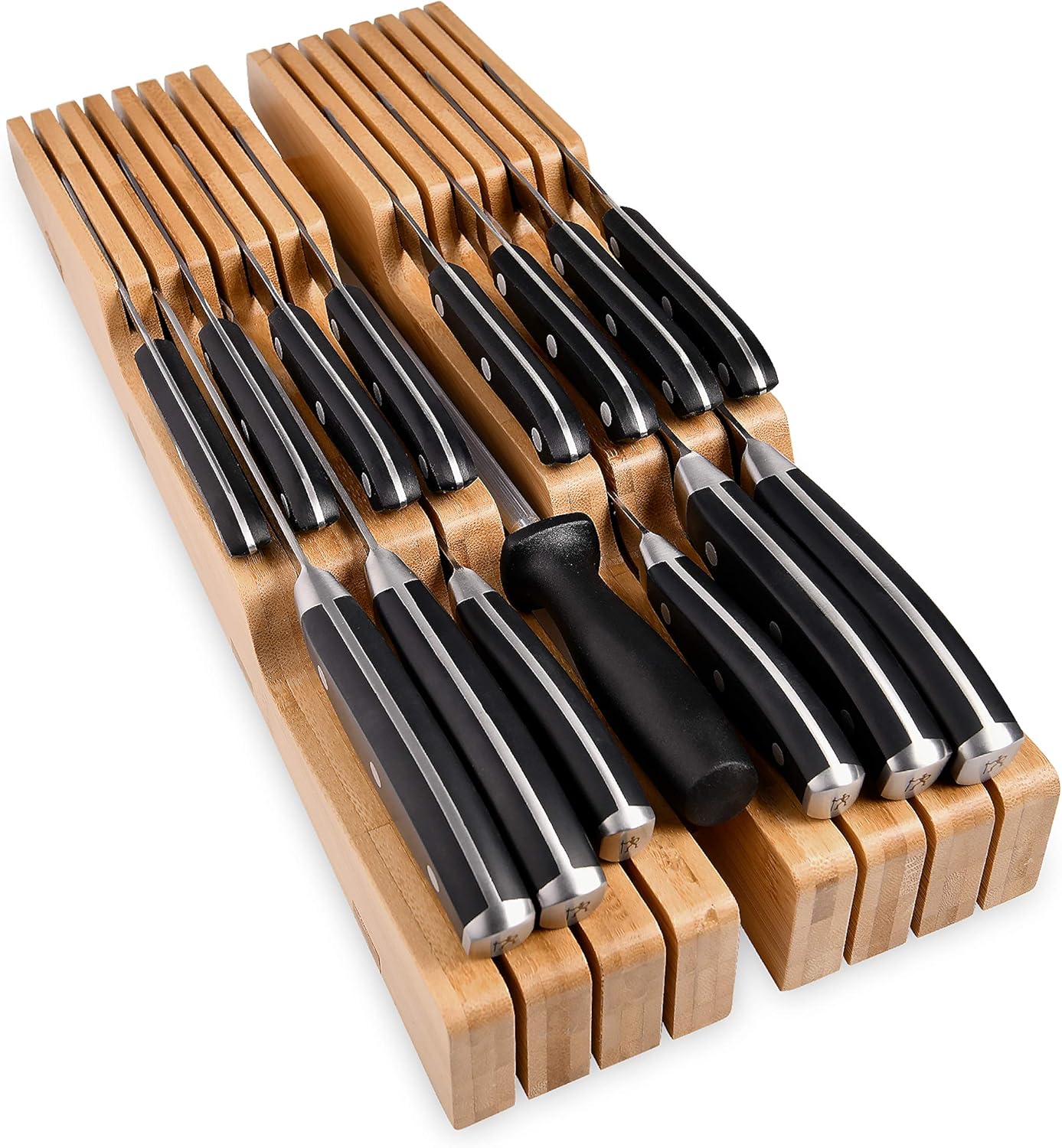 Homemaid Living 16 Knives Bamboo Knife Block
