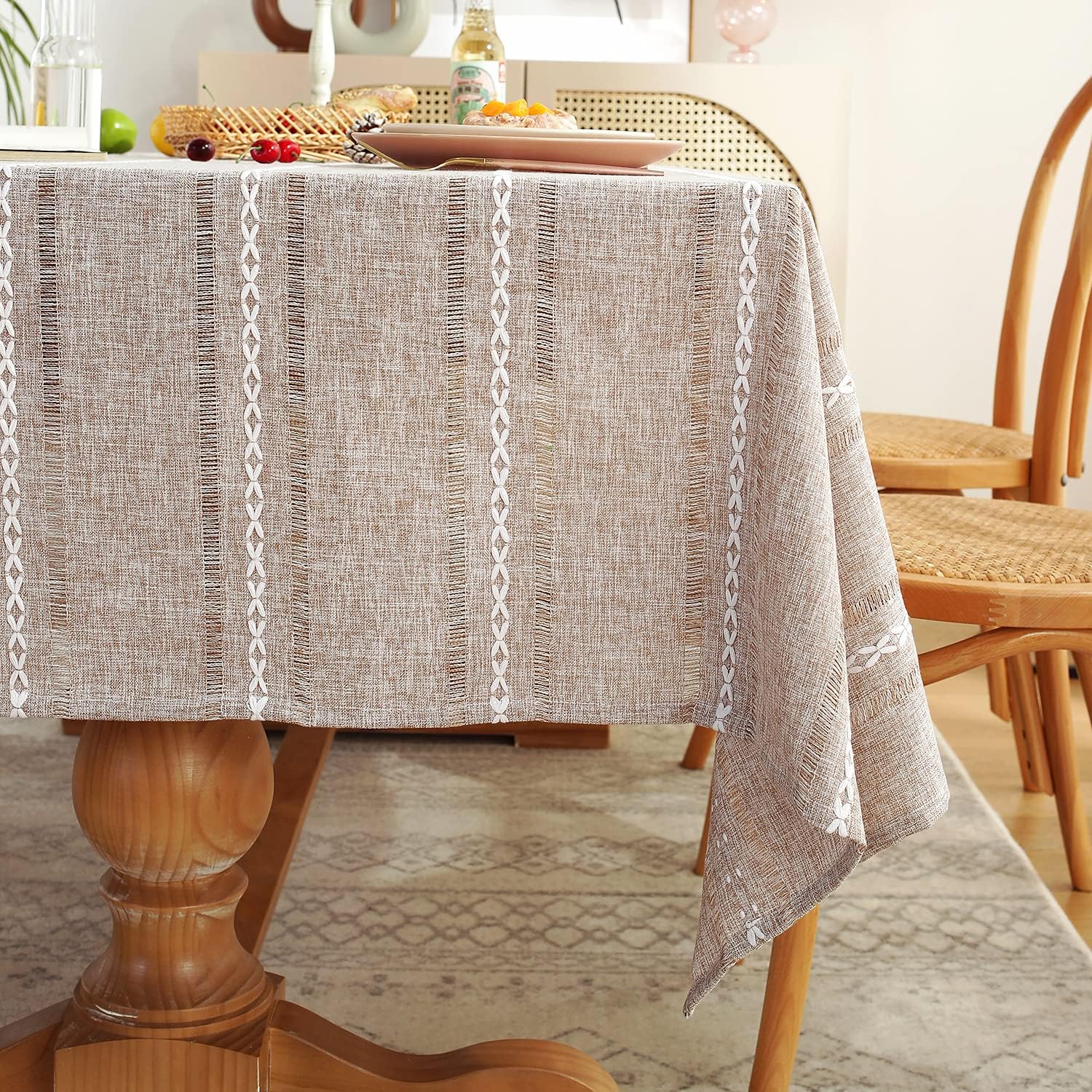Chaussies 60x84 Inch Linen Tablecloth