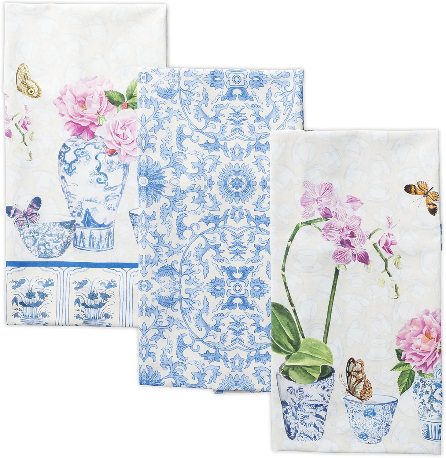 Maison dHermine Dish Towels Set of 3 2750 x 20 Cotton Kitchen Towels