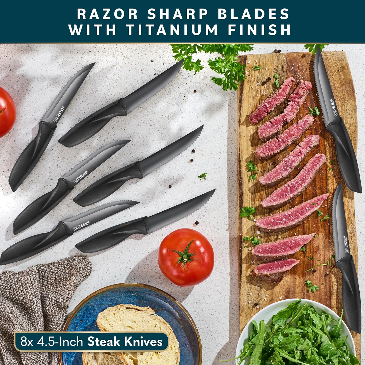 Ergonomic Kitchen Knife Set