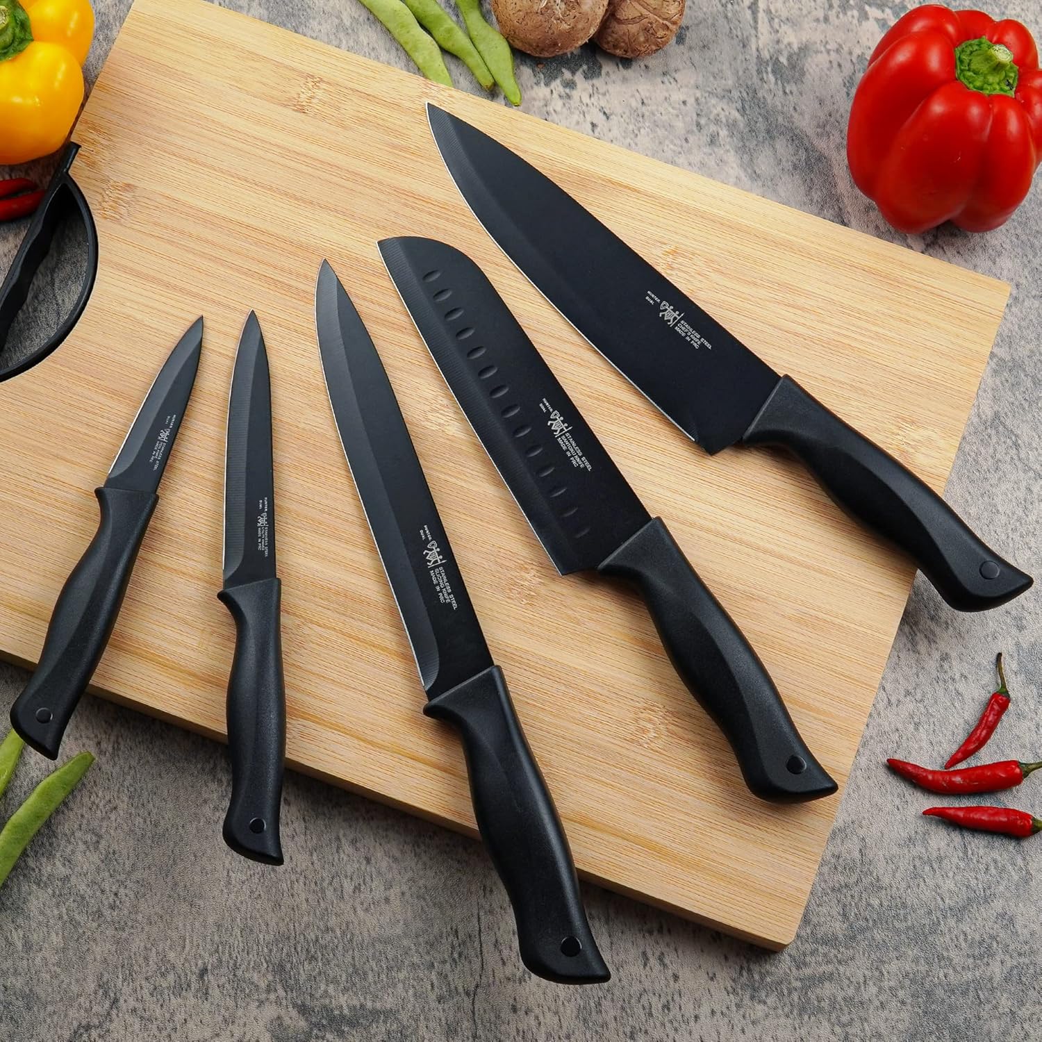 HUNTERDUAL 15-Piece Knife Set