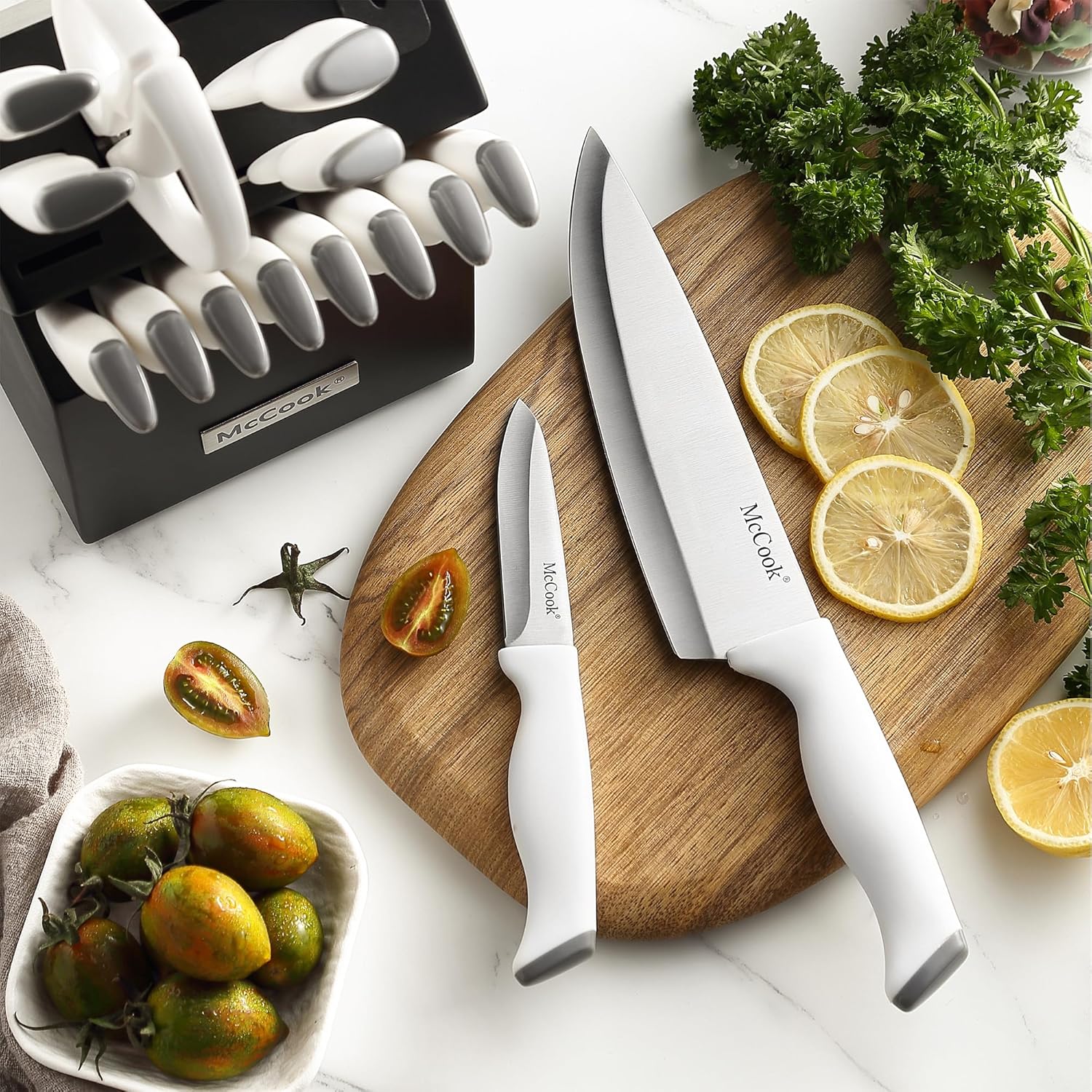 McCook Knife Set with Built-in Sharpener