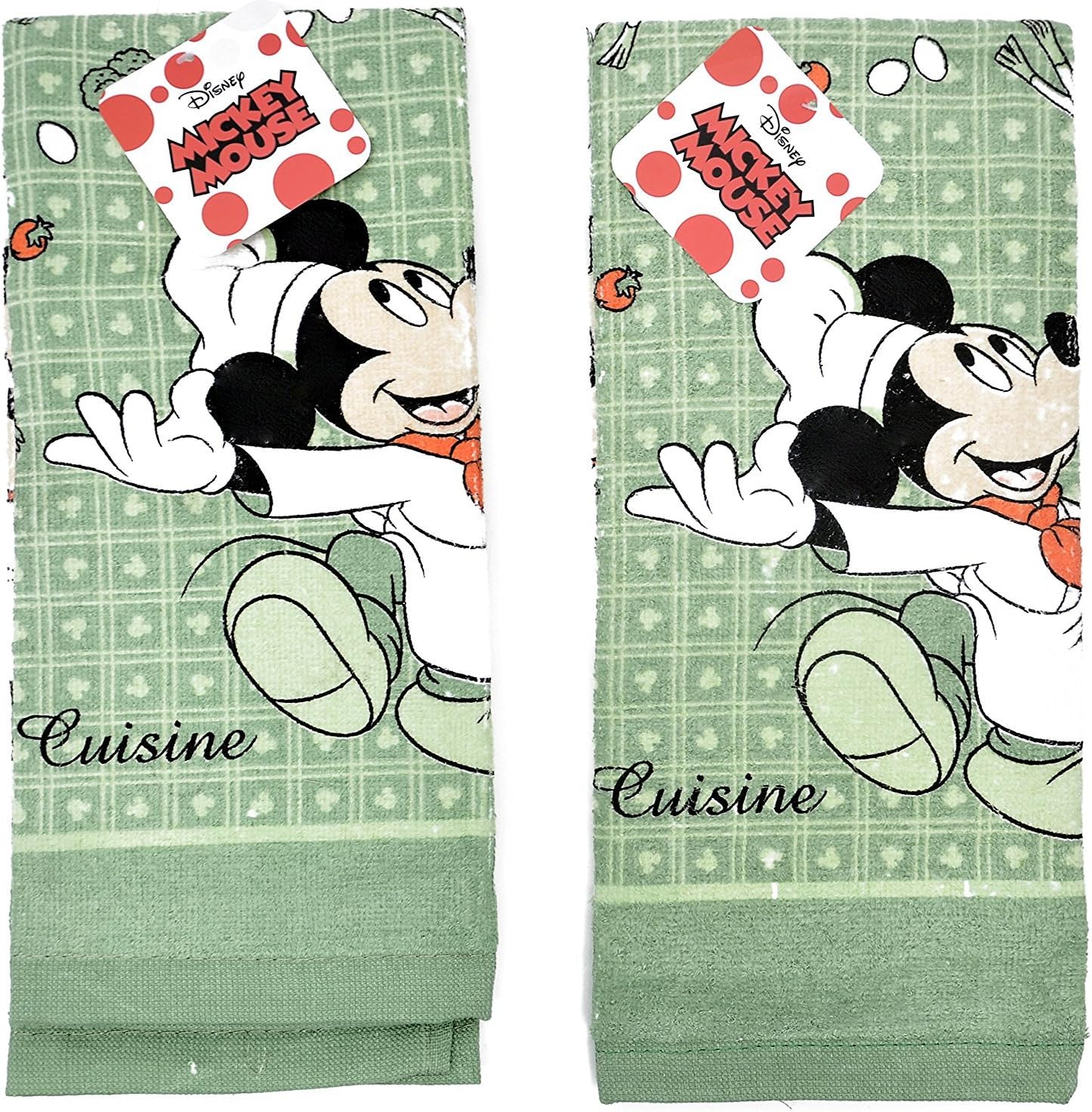 Disney Microwave Mouse Dish Towel 2-Piece Set