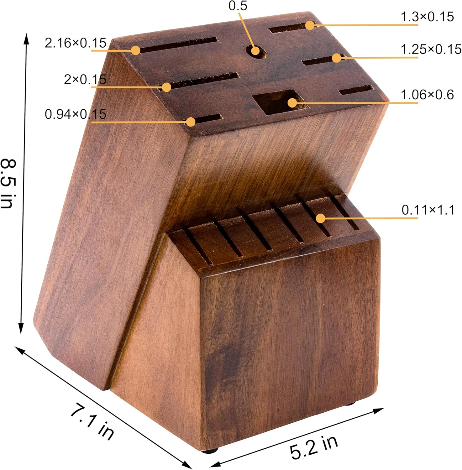 RedCall Universal Knife Block Holder with 14 Slots