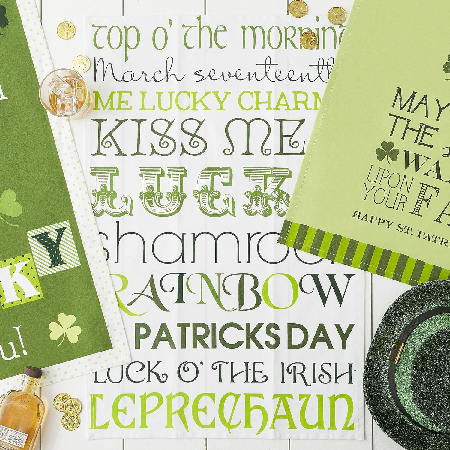 St Patricks Day 100 Cotton Kitchen Dish Towels